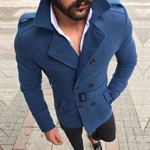 Casual Trench Coat For Men Jackets Overcoat Jacket Outwear