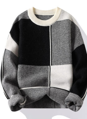 Man autumn winter tops long sleeve warm sweater men 冬毛衣男
