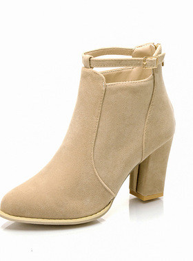 High heels Shoes Boots Women Ladies Warm highheels Fashion