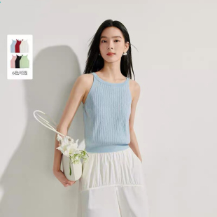 薄款清凉针织背心小吊带2025夏女装新款百搭通勤叠穿修身上衣