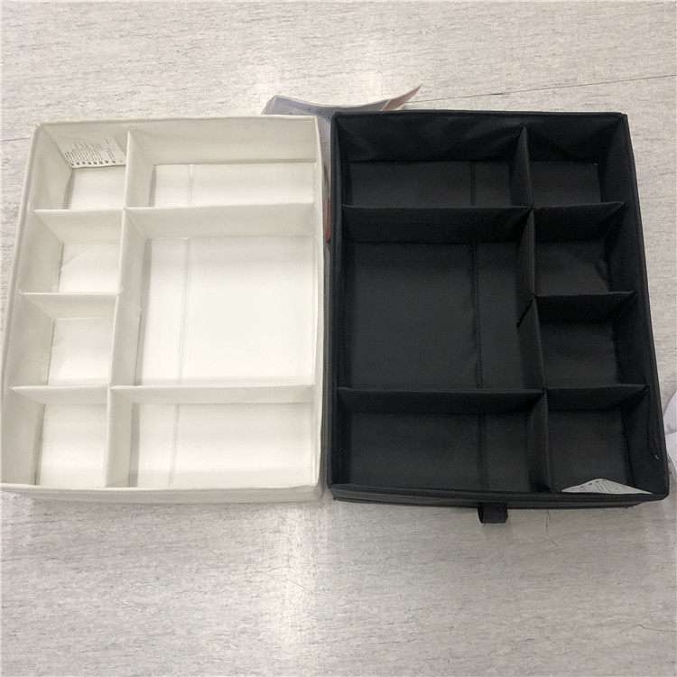 IKEA宜家 思库布储物盒带格内衣收纳盒分隔盒整理盒衣柜盒