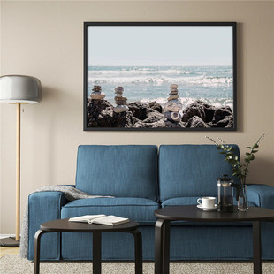 IKEA宜家 约纳斯塔 图片石雕艺术图墙壁装饰画挂画客厅卧室设计画