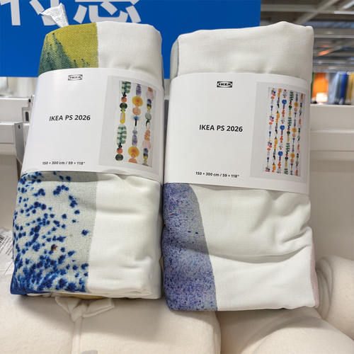 IKEA宜家PS2026 预裁布料纯棉DIY手工窗帘靠垫套桌布多彩色成品布