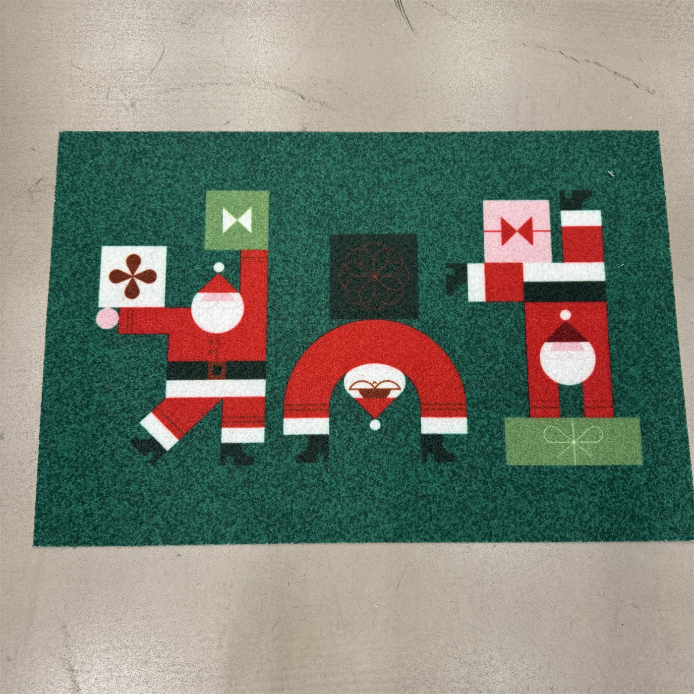 IKEA宜家云芬特门垫家用入户地垫换鞋垫圣诞节日图案卡通喜庆图案