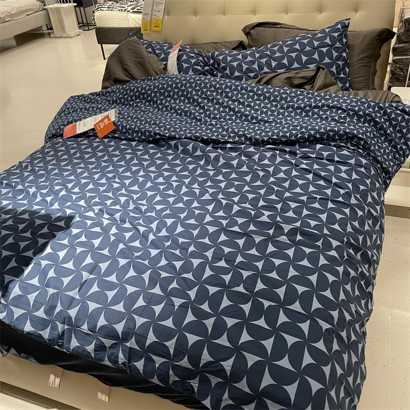 IKEA宜家北欧混纺被套和枕套