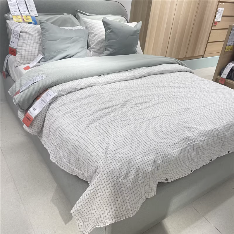 IKEA宜家 澳格费拉 被套棉麻材质北欧简约单人双人床上用品被罩