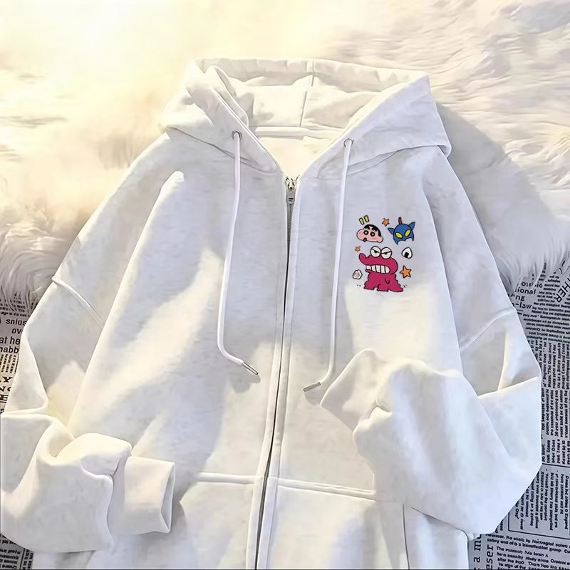 男童秋冬开衫连帽卫衣纯棉中大童初中生男孩防风保暖加绒拉链外套