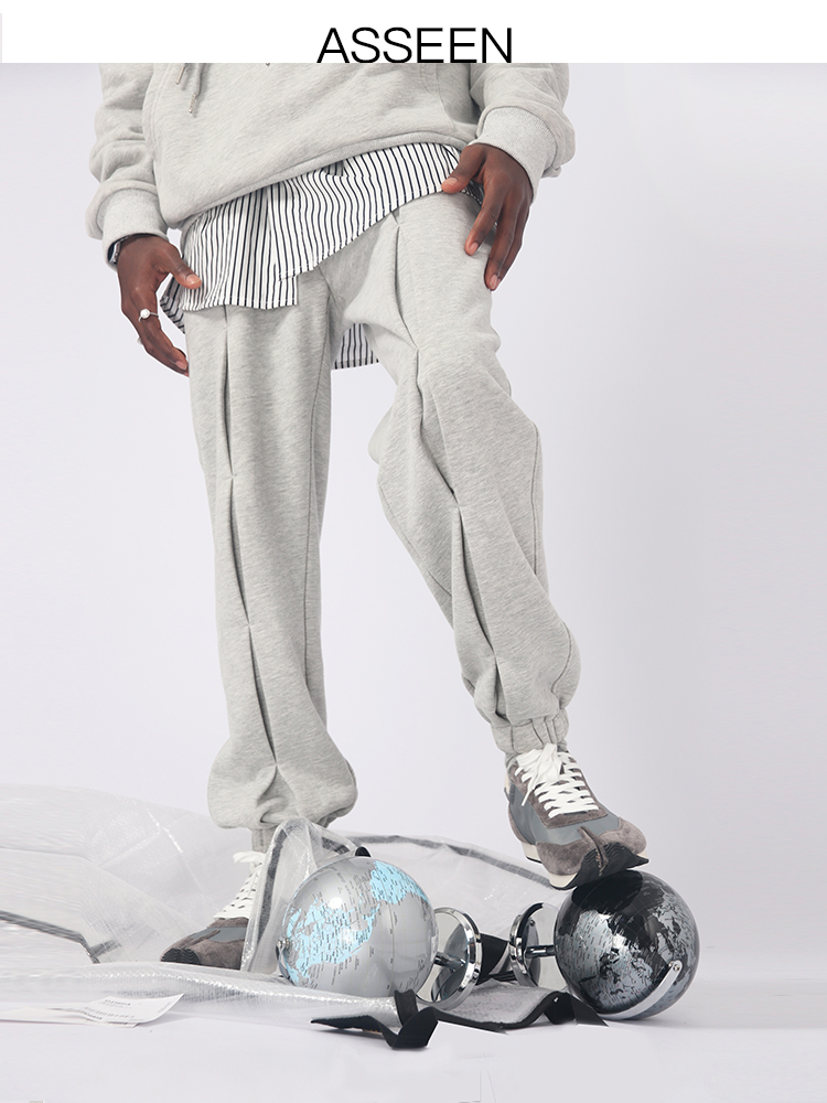 切口重磅卫裤男女同款宋亚轩同款