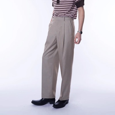 ASSEEN 极简高级感休闲西裤 经典复古吸烟裤 四季可穿