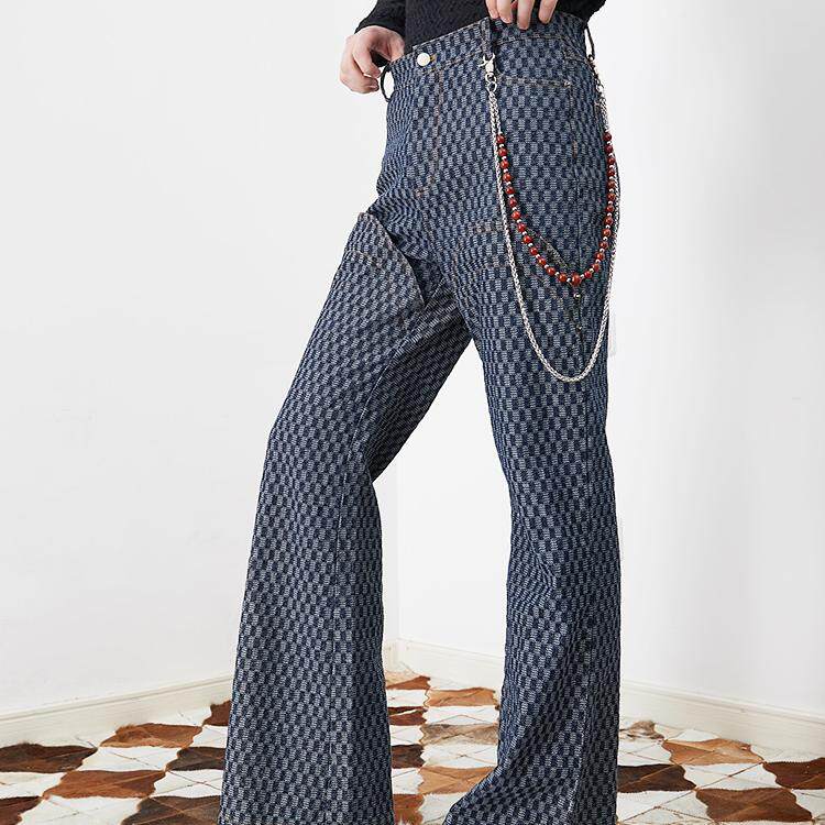 ASSEENclean喇叭牛仔裤