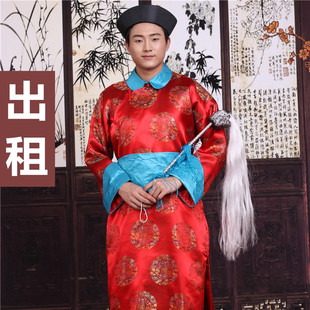 【租赁】古装清朝宫廷太监服男公公服僵尸服侍卫服装年会演出