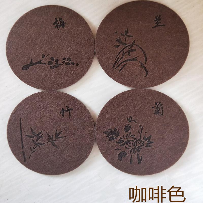 11CM定制隔热垫杯垫防烫餐桌垫垫盘子垫摆拍道具鼠标垫桌面餐垫