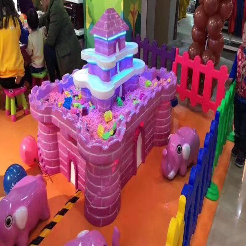 爆款沙桌厂家直销儿童游乐园益智手工轻黏土罗马城堡大气沙池桌子