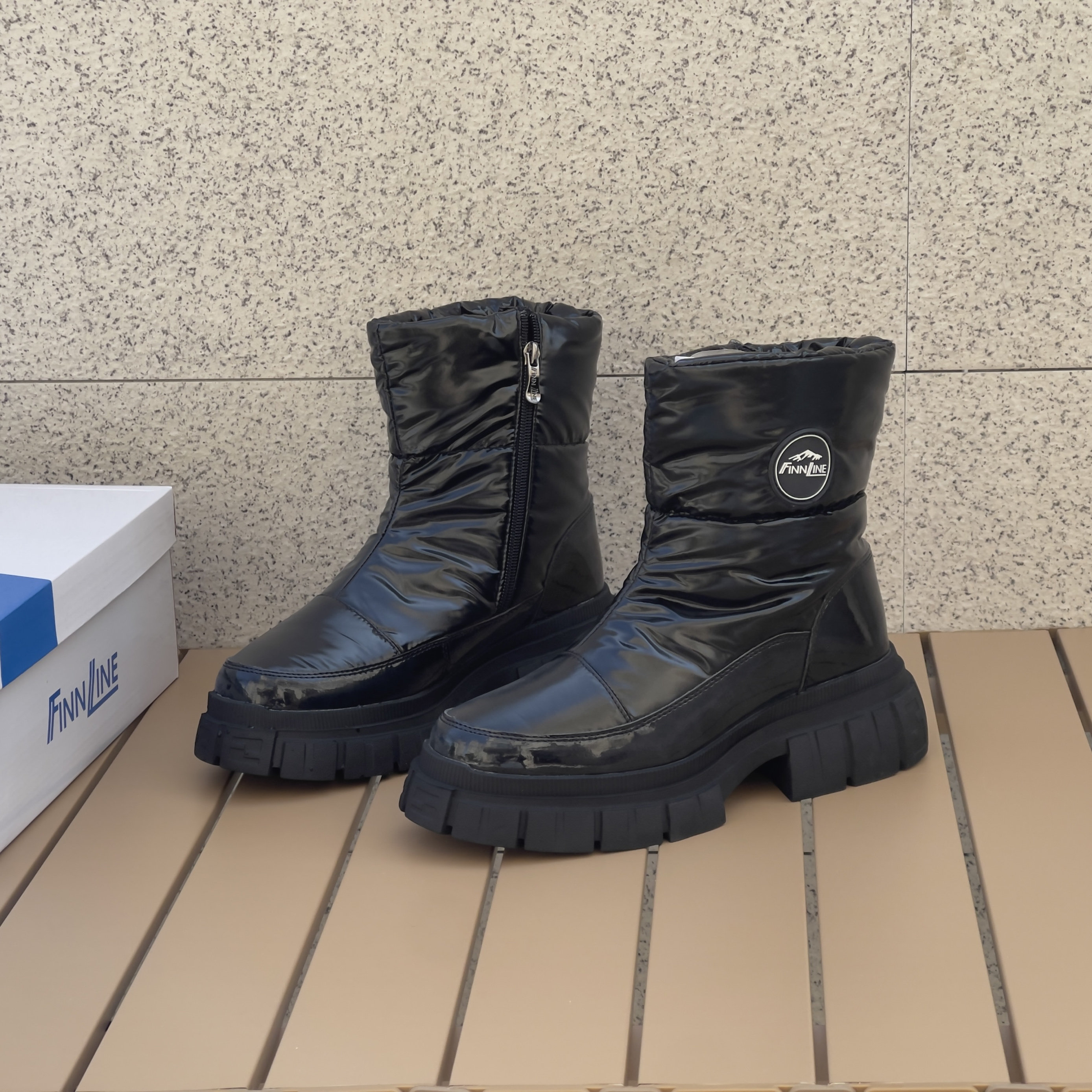 雪地靴抗寒防滑防风防水保暖加绒