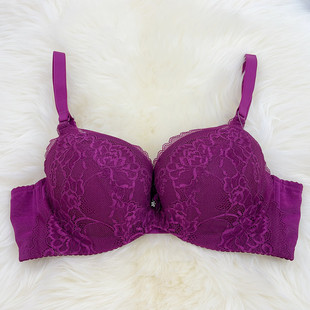 奥丽侬正品 8738加厚杯小胸胸罩上托内衣女 文胸收副乳防下垂8557