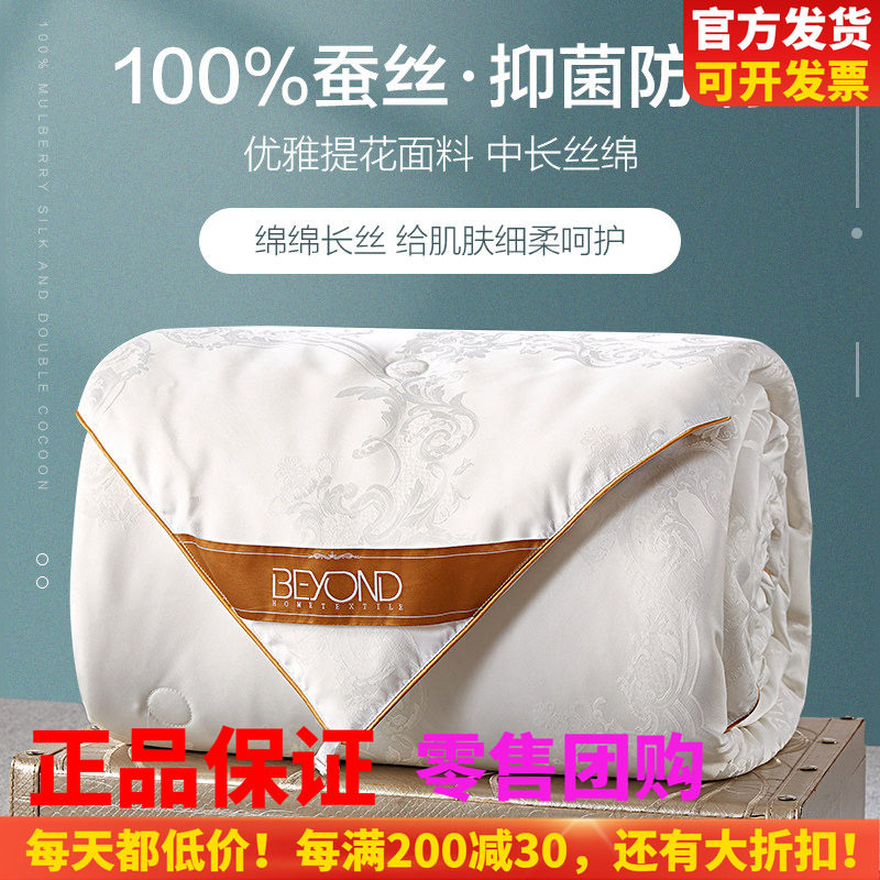 有效抑菌100%中长丝绵呵护肌肤图片