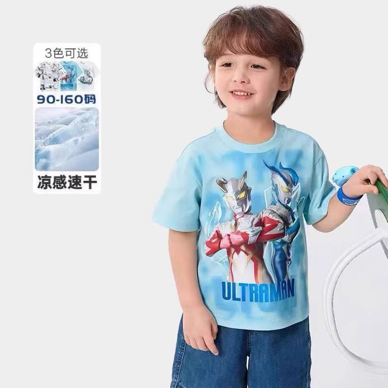 奥特曼男童短袖T恤2025新款