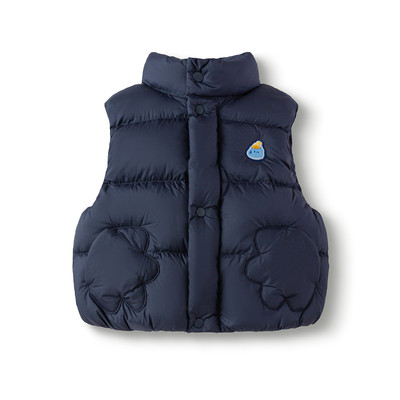 童装男童羽绒马甲女童坎肩2025新款冬装外穿羽绒背心中小童保暖厚