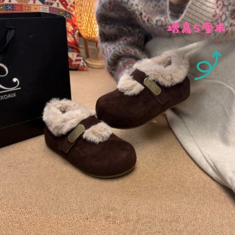 2025新款冬季女鞋加绒加厚东北棉靴保暖短靴子松糕厚底雪地靴女款,运动鞋new,德训鞋,淘宝优惠券,粉丝福利购,淘宝优惠卷