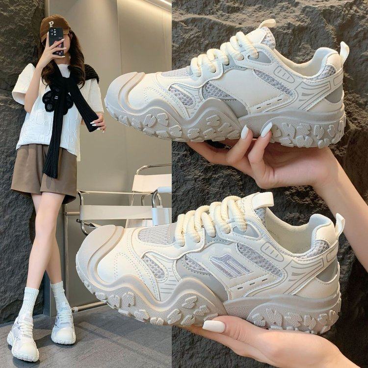 爆款老爹鞋女新款显脚小网面跑步运动鞋榴莲休闲女鞋防臭新款,运动鞋new,德训鞋,淘宝优惠券,粉丝福利购,淘宝优惠卷