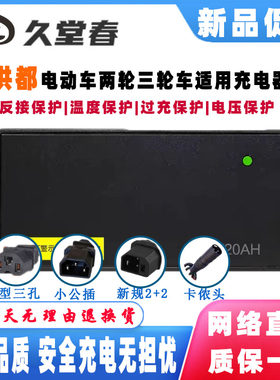 洪都电动车电瓶充电器洪都