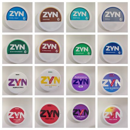 欧美口袋提神 ZYN 10种口味6MG FOX DZRT Velo KILLA