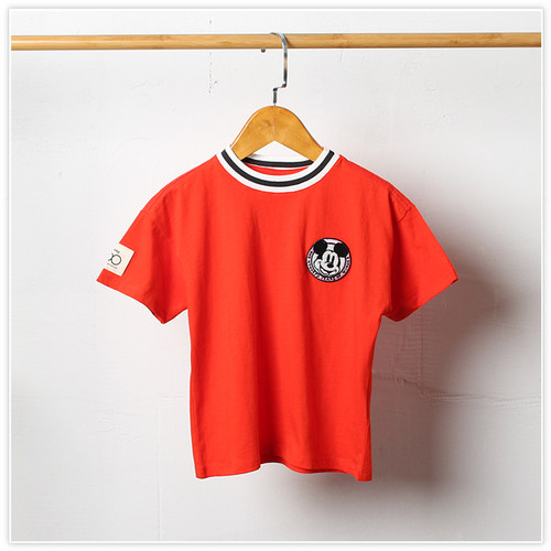 儿童纯棉短袖T恤圆领半袖外贸