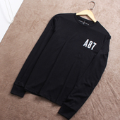 L172 T恤打底衫 O1男装 瑕疵 欧美男式 绣花上衣圆领长袖 春秋款 外贸