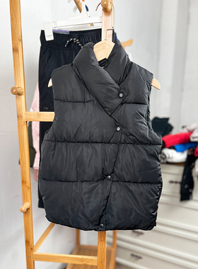 H833 童装 120-165码 国内儿童棉背心围巾领棉马甲女童秋冬时尚