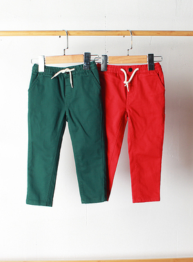 J587-J6 童装90-115码 欧美儿童长裤休闲裤男女童春秋弹力外贸