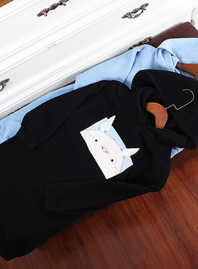 J841-J2童装122-158欧美儿童毛圈卫衣长袖女童连帽宽松中长款外贸