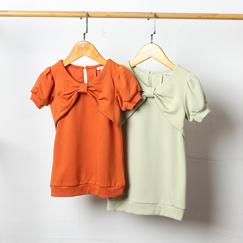 j320-h4 童装90-115码欧美儿童连衣裙短袖裙女童夏季休闲可爱外贸