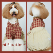 乖乖南瓜裤 加厚 假两件大狗衣服秋冬巨贵衣服四脚衣柴犬金毛秋装