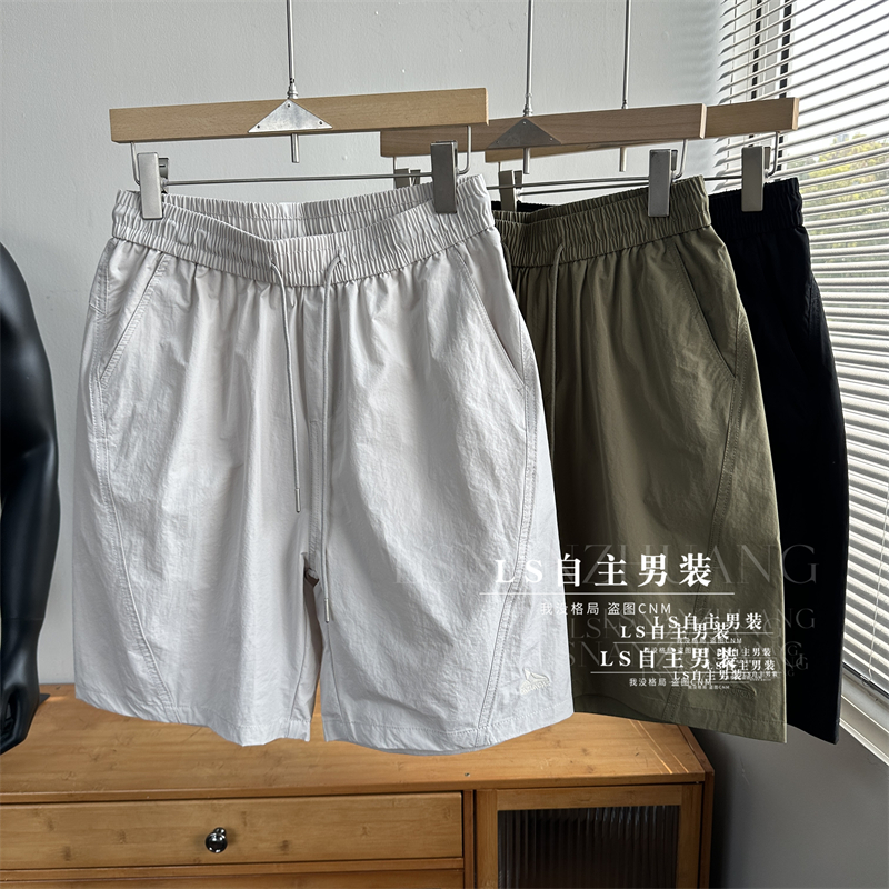 高性价比！轻薄干爽！外贸男装夏季户外速干弹力透气运动休闲短裤