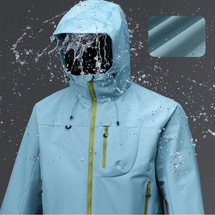 3D立裁 男女连帽软壳冲锋衣外套 户外三防科技面料 无惧风雨