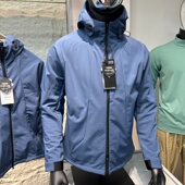 抄底清货 迪系平替情侣三防加绒保暖软壳冲锋徒步登山防寒钻石蓝