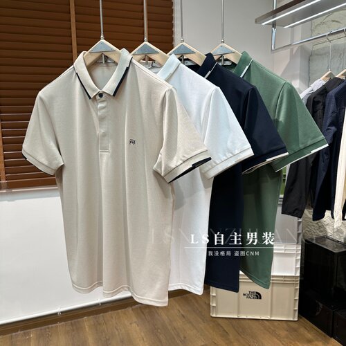 夏季男士轻商务短袖POLO衫