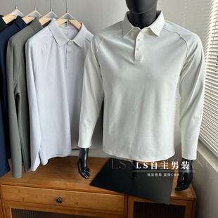 polo衫 平替款 翻领长袖 3D立裁蓄热锁暖秋冬男士 高级感超细暖绒