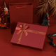 红色礼物盒高级包装 围巾盒大号 盒生日礼品盒精美空盒复古礼盒衬衫