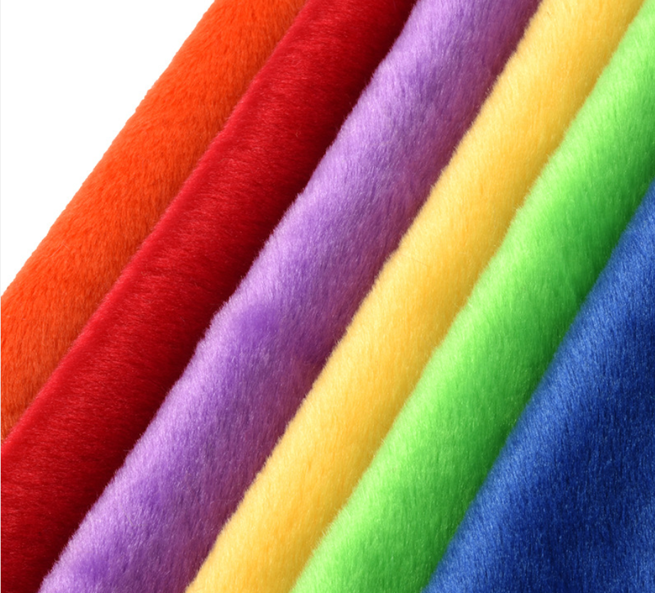 赛乐绒全涤玩偶毛绒毛料