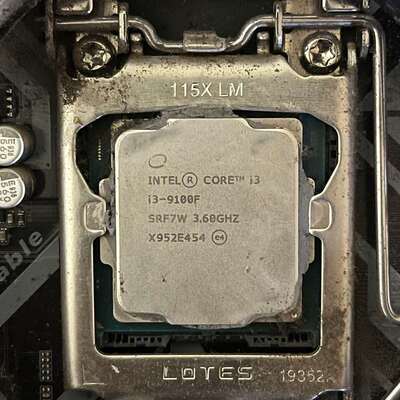 议价拆机H310M主板+i39100cpu