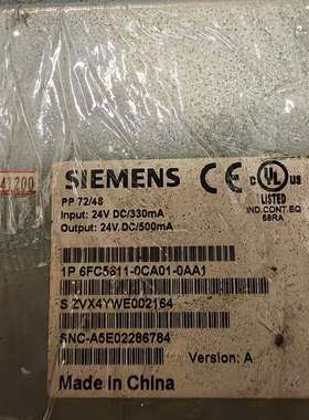 {议价}6FC5611-0CA01-0AA1IO板，成色如