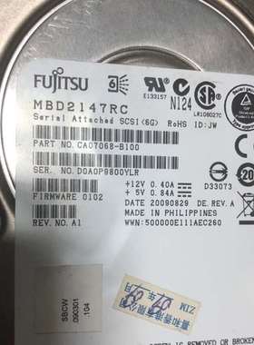 议价Fujitsu/富士通 MBB2147RC 147G 硬盘n