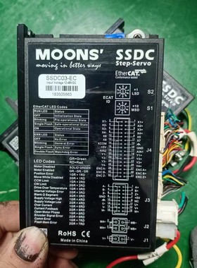议价二手拆机 MOONS鸣志驱动器SSDC03-EC SSDC0