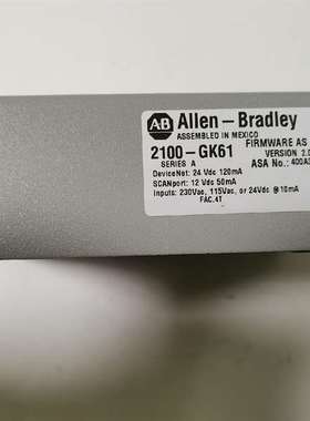 {议价}AB罗克韦尔2100-GK61，正品，没有包装盒