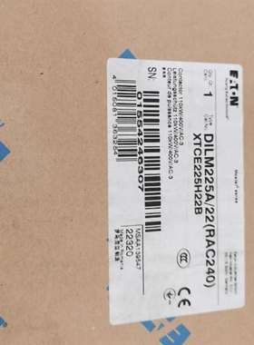 {议价}伊顿穆勒DILM225A/22(RAC240)