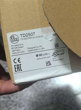 议价易福门型号：TD2507全新未使用带包装，默