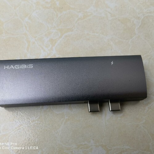 议价HAGIBIS笔记本电脑双C口扩展坞Type c接口USB3