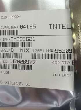 议价英特尔主芯片，EY82C621 QM1X，全新原装，