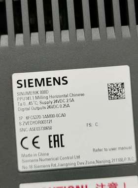 {议价}6FC5370－1AM00－0CA0ppu141.1